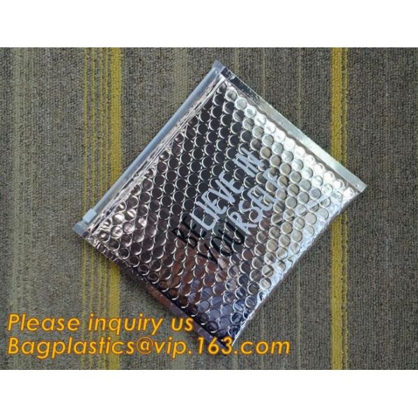 Bubble k bag/bubble slider bag/bubble zipper bag customize color size printing,Bubble Padded Bag EPE/PO Film Bag E