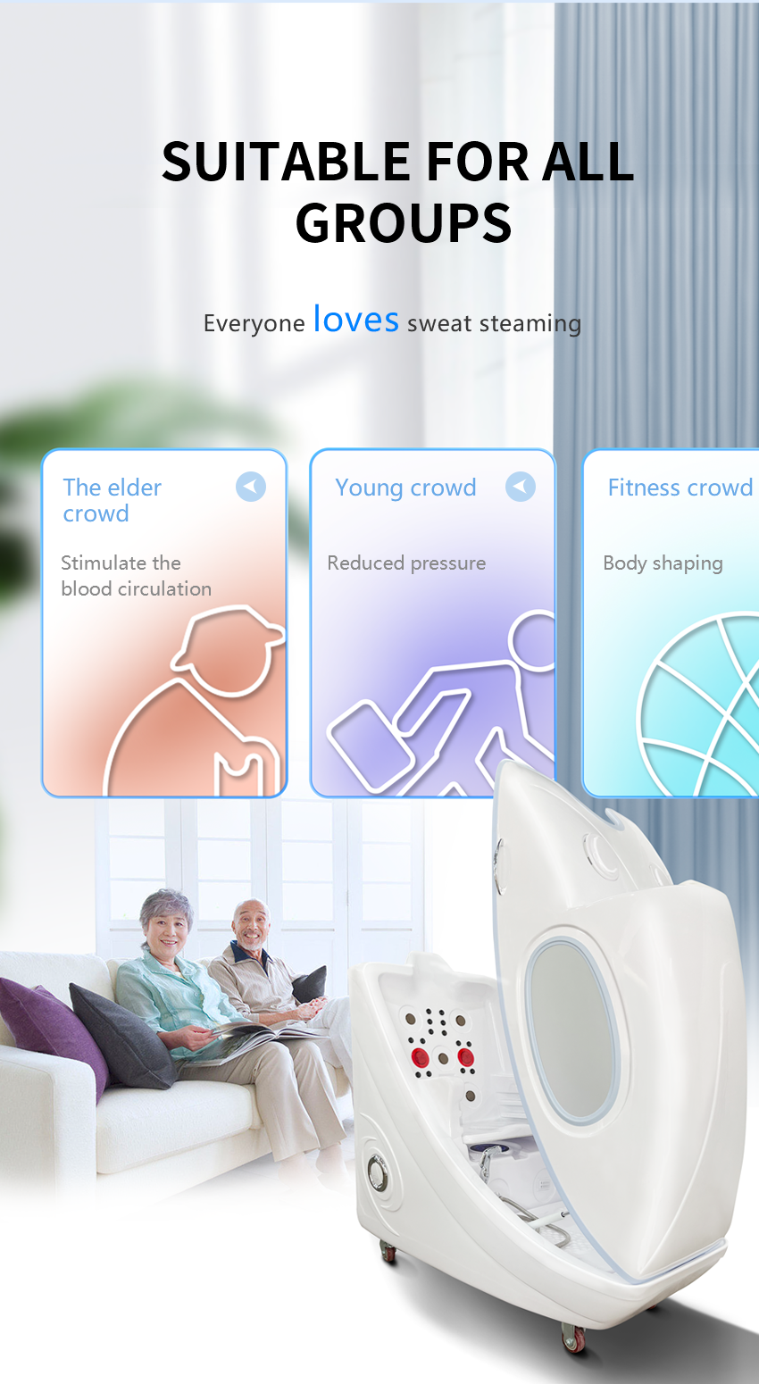 Waterproof Far Infrared Sauna Pod Capsule For Weight Loss And Hydrotherapy Spa