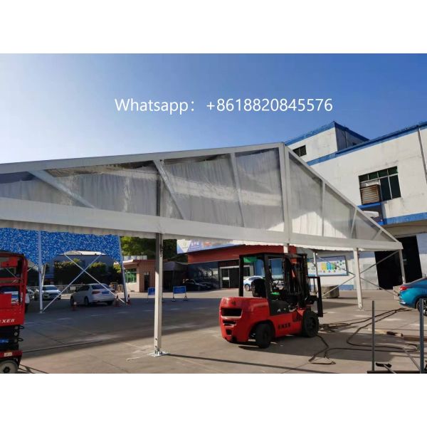 Marquee Transparent Clear Roof Wedding Tent 10m Height Aluminum 6061 / T6