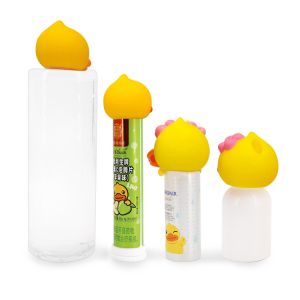 Vinyl PVC Plastic Toys Yellow Cute Duck Head For Party Decoration