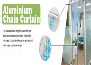 China Modern Office Chain Link Curtain Wall , Multifunctional Aluminium Chain Fly Curtain wholesale