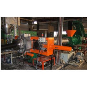 China Rubber plastic extruding machine For Business , Rubber Strainer Machine Smooth Running wholesale