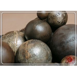 China Mining / Cement Cast Iron Grinding Balls 90mm Diameter Abrasion Resistant wholesale