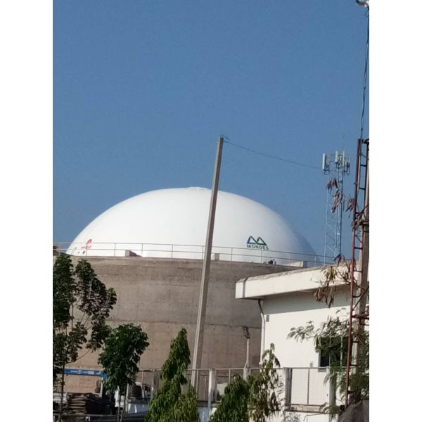 UV Resistance Double Membrane Biogas Holder Customized Capacity