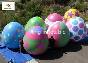 China Custom Easter Egg Balloons Inflatable Advertising Products With Digital Printing on sale
