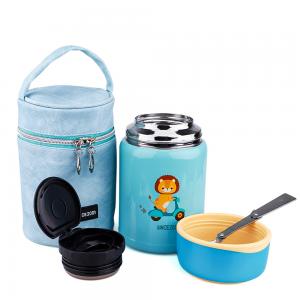 2020 New thermos lunch box for hot food ,  thermos stainless steel insulated Vacuum food flask food warmer set