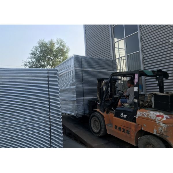 OD 40mm heavy duty temporary fencing panels 2.1mx2.4m Wall thickness 1.5mm and Mesh 60mm x 150mm diameter 4.00mm