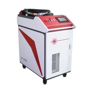 Stainless Steel Table 1500W Fiber Laser Welding Machine 1070nm Wavelength