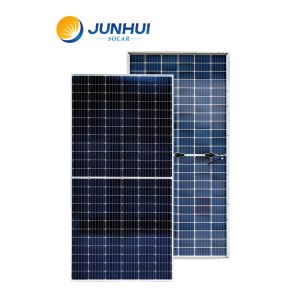China Longi Half Cut Monocrystalline 144 Cell Bifacial Solar Panel on sale