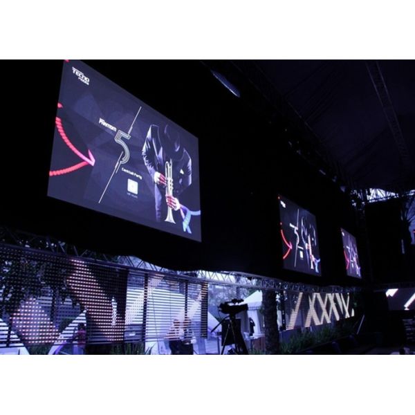 P3.9mm HD Audio Visual Led Video Wall Panel , Slim indoor advertising led display Rental