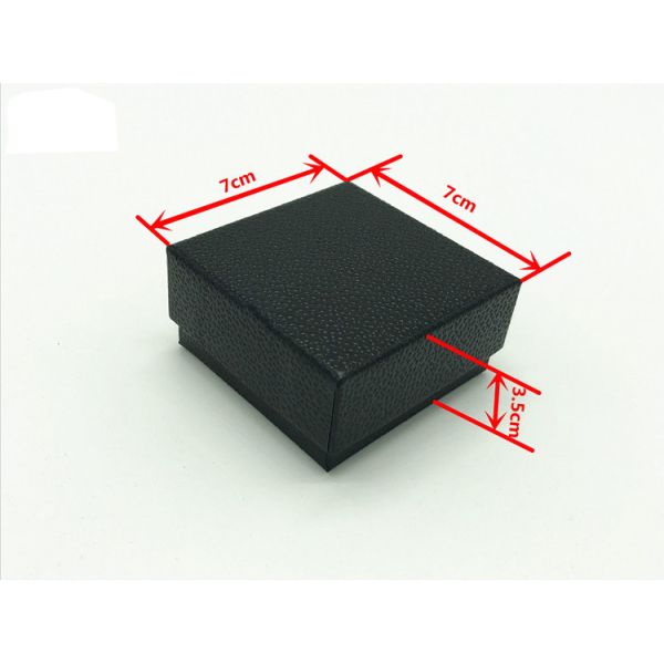 Personalized Black Packaging Box For Jewelry Earring Necklace Bracelet