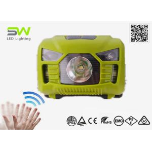 China Rechargeable Waterproof Motion Sensor Headlamp With Red SOS Flashing wholesale