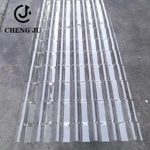 China 0.8-3.0mm Translucent Roof Sheet Corrugated Polycarbonate Wave Resin Glazed Roofing Sheet Tile on sale