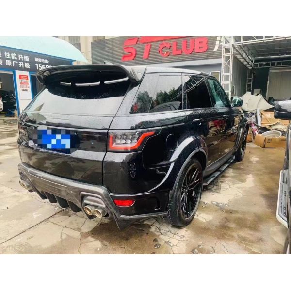 Runde ASPEC Style CF& FRP Wide Body Kit Front Bumper Rear Bumper Side Skirt Fender for Land Rover RANGE ROVE SPORT 2014-2017