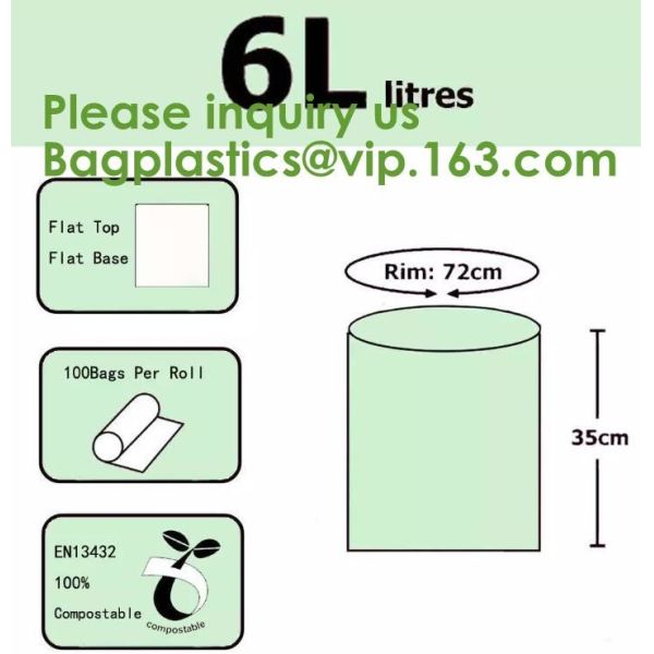 100% Biodegradable Compostable Plastic T-Shirt Vest Bag For Shopping,Home,Decoration,Wedding,Supermarket,Restaurant,Bake