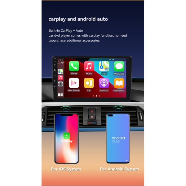 Android12 Car Radio 9 Inch Radio para automovil Car Screens Carplay Navigation gps Auto Electronics Stereo DVD Player