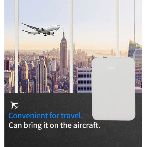 5000mAH Mini Portable Power Bank with Dual USB Port and Woven Parttern