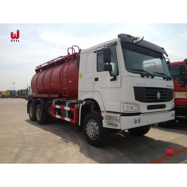 Sinotruk Sewage Cleaning Tanker 35 Cubic Sewer Jetting Truck