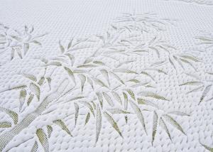 China Double Jacquard Bamboo Fiber Fabric Yarn Dyed Polyester Latex Pillow Mattress Fabric wholesale