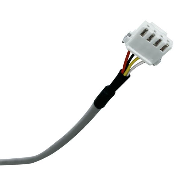 UL2468 4 Pin PVC Jacket Flat Ribbon Electrical Cable Assembly With JST Connectors