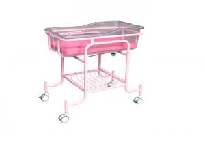 China Baby Hospital Bed With 4 Locking Wheels Metal Material wholesale