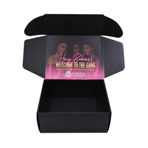 C1S Paper Folding Packaging Boxes 4 Color Printing For Garmen