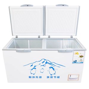 China supermarket island freezer sliding glass lid combined island fridge frozen freezer on sale