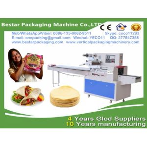 Bestar automatic papadam packaging machine flow pack wrapper in modified