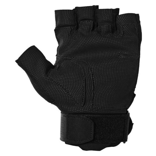 Polyurethane Palms Mens Waterproof Fingerless Gloves Outdoor Tactical Gear Flexible Lightweight