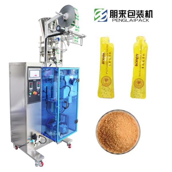 Sugar Salt Filling Pouch Packing Machine PLC Controlled 220V