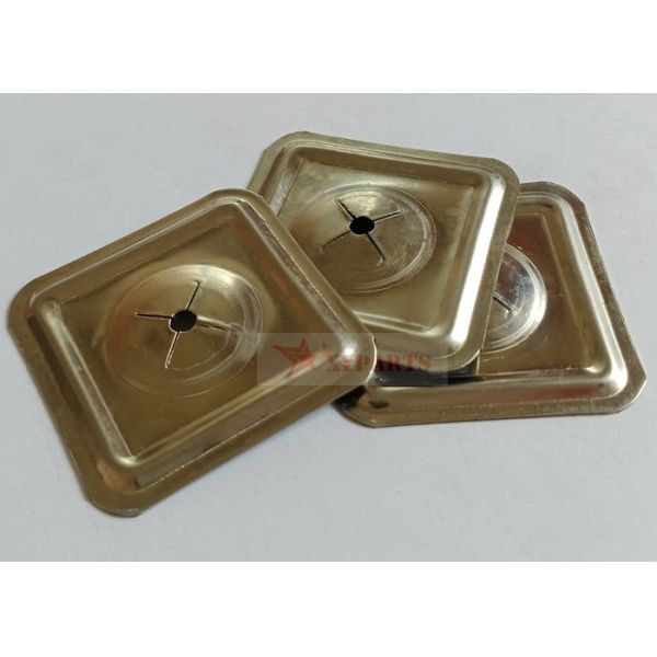 38mm Square Self-Locking Washer Speed Clips For Insulation Galvanized Steel Material