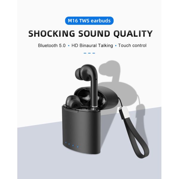 Hifi 8mm Tws Wireless Bluetooth Headset With 400mAh Battery Case