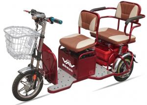 China 48V20A 350W Powered Electric Tricycles For Adults , 2 Seat Electric  Tricycle wholesale