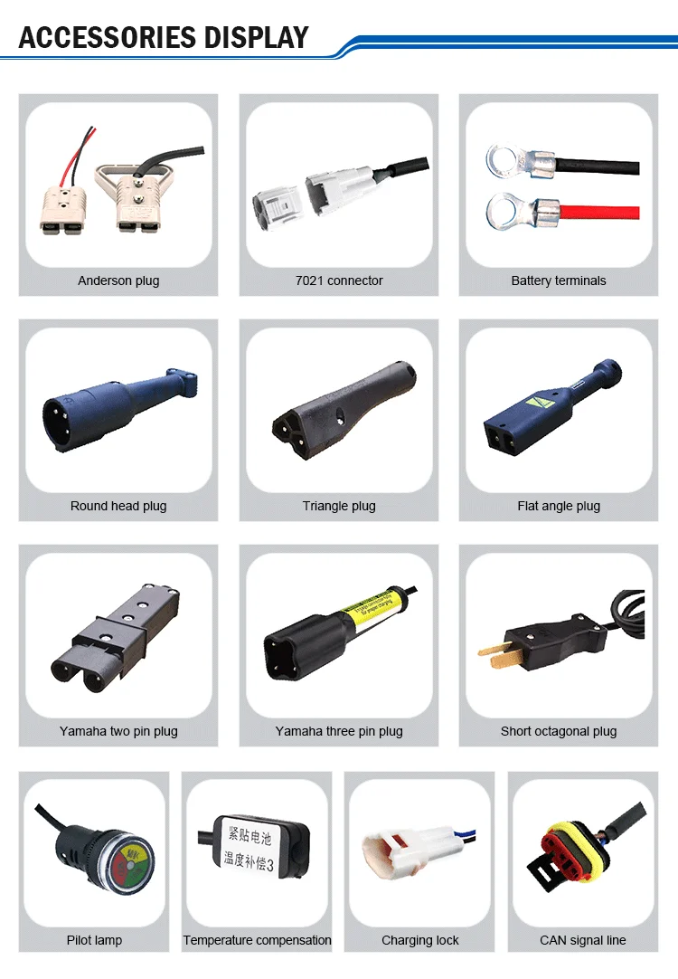 60V 30A Forklift Battery Charger With Over Current And Reverse Polarity Protection