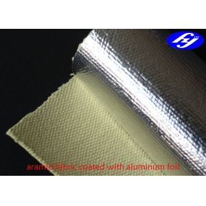 China Acid / Alkali Resistance Aramid Fiber Fabric Aluminum Foil Coated Fiberglass wholesale