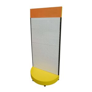TUV Certificate 650mm Width Car Battery Display Rack Pegboard