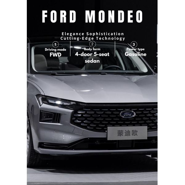 Energy EV 2024 Changan Ford Mondeo 4WD Gas Cars Sedan Electric Parking Brake Used Car