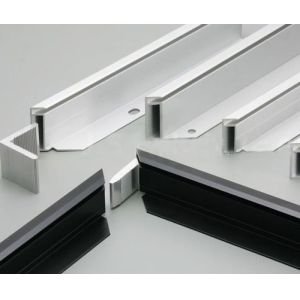6063 6061 Aluminum Extrusion Profiles 200mm Width Solar Panel Frame