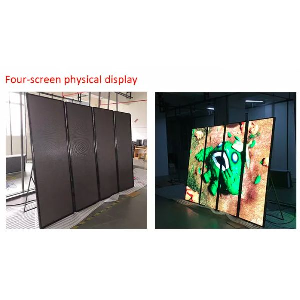 Wifi Floor Standing Led Display , P2.5 Smart Led Poster Display For Shopping Store