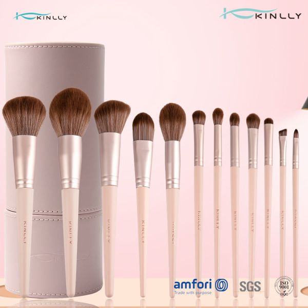 12pcs Travel Makeup Brush Set