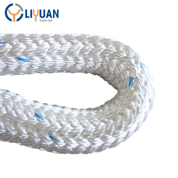 High Durability Fiber Core 30mm Uhmwpe Polyester Yacht Mooring Rope for Watercraft