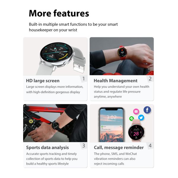 GW53 smart watch Heart Rate Health Bracelet Intelligent running Wearable Device