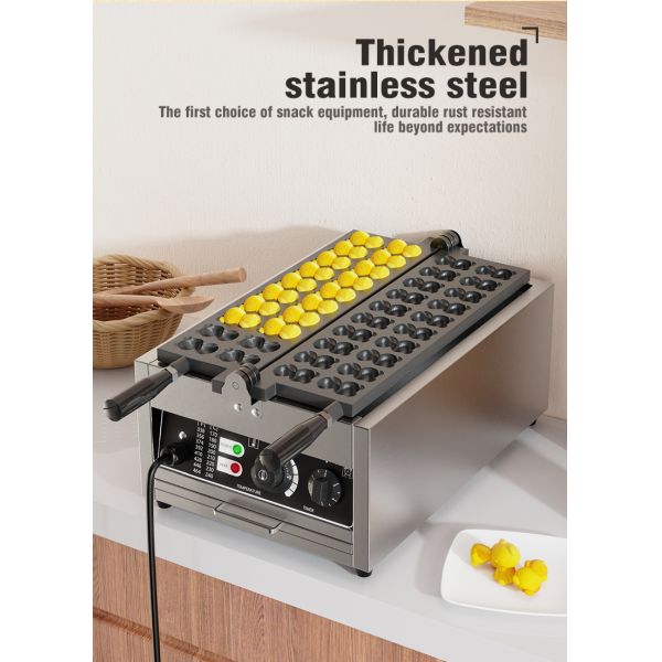 2024 Year Voltage 220v 20 Pcs Cast Iron Mini Bear Shaped Taiyaki Waffle Maker Machine