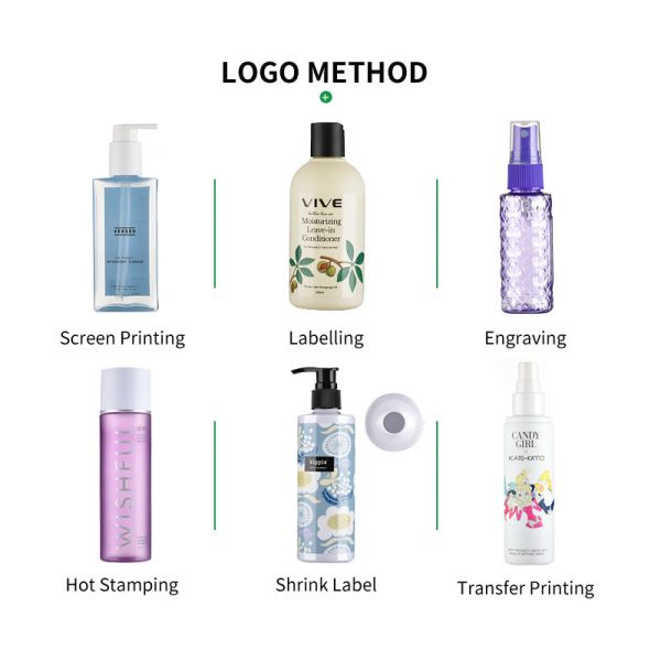 Durable PET Heavy Wall Bottles 100ML Clear PET Cosmetic Bottles With Cap