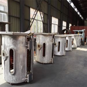 China 1800 Degree 0.75T Copper Metal Smelting Furnace Intermediate Frequency wholesale