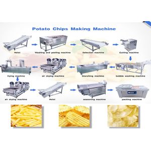 China Semi Automatic Potato Chips Making Machine / Fresh Potato Chips Machine wholesale