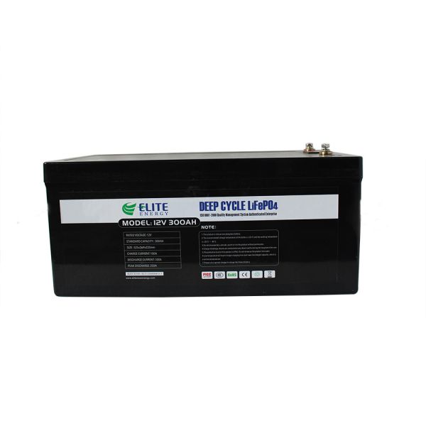 Quality Caravan 300Ah 12V LiFePO4 Battery Deep Cycle Lithium Battery Pack for sale