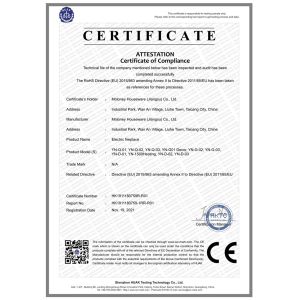 Suzhou Yueyu Thermal Energy Technology Co., LTD Certifications