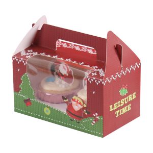 Customized Printed Holiday Bakery Boxes For Christmas Cupcake Pastry