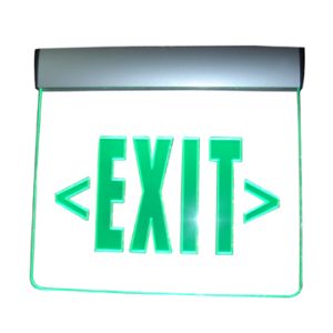 China Led edge lit emergency exit sign wholesale